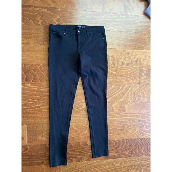 Joes Jeans Ponte Skinny Jegging Mid Rise Zip Fly Stretch Pockets Black Sz 29 - Picture 2 of 6
